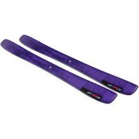 Salomon QST 98 Skis - Tillandsia Purple / Pastel Neon Blue 3 / Poppy Red