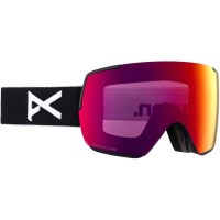 Anon M5S Toric Goggles + Bonus Lens + MFI Face Mask - Black Frame with Perceive Sunny Red & Perc Cloudy Burst Lenses (23947100003)