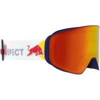 Red Bull Spect Jam Goggle - Jam Matte Blue Frm w/ Brn / Red Mirror + Cloudy Snow Lenses