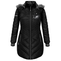 ActionHeat Women's Philadelphia Eagles 5V Long Puffer Battery Heated Jacket - Black