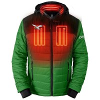 ActionHeat Men's Philadelphia Eagles 5V Puffer Battery Heated Jacket - Kelly Green / Black