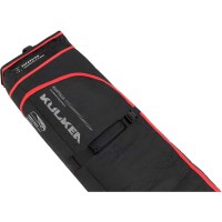 Kulkea Kantaja Double Roller Ski Bag - Black / Red