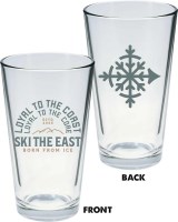 Ski the East Appalachian Pint Glass