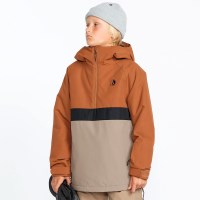 Volcom Boy's Sluff Insulated Pullover - Caramel