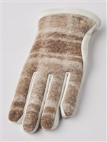 Hestra Women's Saga Glove - Beige Multi / Ivory