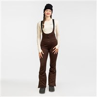 O'Neill Women's Softshell Suspender Pants - Coffee Bean
