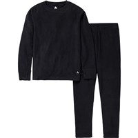Burton Kids' Fleece Base Layer Set - True Black
