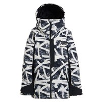 Burton Youth Hillslope Jacket - City Streets / True Black