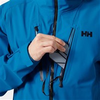Helly Hansen Men's Alpha Long Shell Jacket - Cerulean Blue