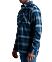 Kuhl Dillingr Flannel LS Shirt - Men's - Blue Ridge