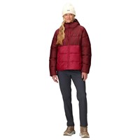 Marmot Women's Guides Down Hoody - Acai Berry / Red Mulberry
