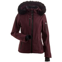 Nils Women's Lillehammer Faux Fur Parka - Cherry