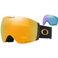 Oakley Flight Deck Pro L Matte Black Goggle - Mettalic Black Gold Frame w/ Prizm 24K & Prizm Iced Lenses (OO7138-09)