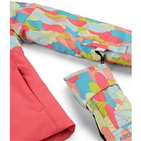 Spyder Girl's Conquer Jacket - Coral Haze Sprinkles