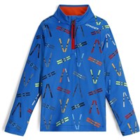 Spyder Toddler International 1/2 Zip - Cobalt Fries
