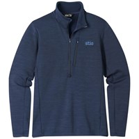 Stio Men's Glide Power Stretch Half Zip - Mountain Shadow Heather