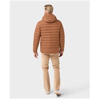 Stio Men's Hometown Down Hooded Jacket - Mustang