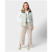 Stio Women's Turpin Fleece Wide Crop Pant - Atmosphere Heather