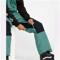 Volcom Boy's Barkley Insulated Bib Overall - Spruce Green