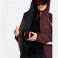 Volcom Women's Stone Smokeshow 20K Jacket - Oxblood