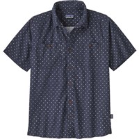 Patagonia Men's Back Step Shirt - Salmon and Flowers / Sunken Blue