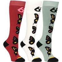 686 Women's Butterfly Sock - 3 Pack