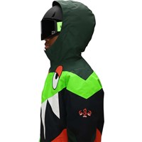 686 Boy's Snaggletooth Owen Insulated Jacket - Borealis Green Colorblock