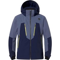 Descente Men's Angular Line Jacket - Coarse Gray /  Dark Night