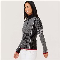 Krimson Klover Women's Pow Zip Neck - Heather Black