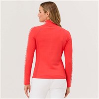 Krimson Klover Women's Slalom Zip Neck - Radiant Red