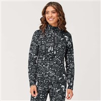 Krimson Klover Women's Graffiti Top - Black