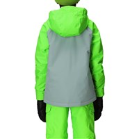 686 Geo Insulated Jacket - Boy's - Borealis Green Colorblock
