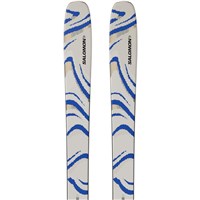 Salomon QST 106 Skis + Tyrolia Attack 14 GW Bindings - Almond Milk / Race Blue / Black