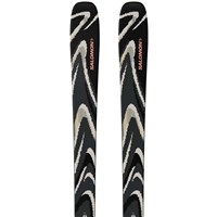 Salomon QST 94 Skis - Black / Almond Milk / Fusion Coral