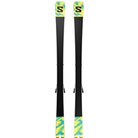 Salomon Men's Addikt Pro 76 Skis + Salomon Men's MI 12 GW Bindings - White / Turquoise / Orange