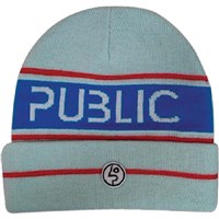 Public Snowboards Retro Beanie - Blue