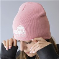 Ski Like A Girl Embroidered Beanie - Ski Like A Girl - Pink
