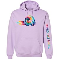 Ski Like A Girl Women's Tie-Dye Hoodie