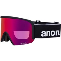 Anon Nesa Goggles + Bonus Lens - Black Frame w/ Perceive Sunny Red Lens (2395012Z58)