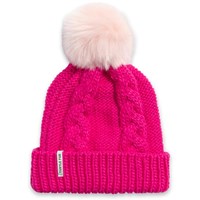 Turtle Faux Fur Lizzy Beanie - Youth - Pink