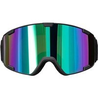 Red Bull Spect Park Goggle - Matte Black Strap w/ Green + Green Mirror Lenses