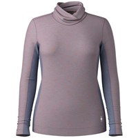 Smartwool Women's Classic Thermal Merino Mock Neck - Chalk Violet Heather