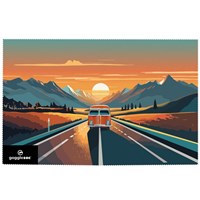 Goggle Soc Swipeout Lens Cloth - Sunset Roadtrip