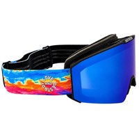 Destroyer Hard Coin Goggle - Tie Dye / White Frame w/ Red + Yellow Lenses (81901024)