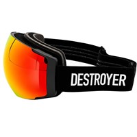 Destroyer Pioneer Goggle - Black / White Frame w/ Red + Yellow Lenses (81902012)