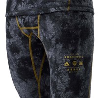 Smartwool Classic Thermal Merino Base Layer 3/4 Bottom - Men's - Black Tie Dye / Honey Gold