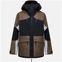 Peak Performance Men's Vertical GORE-TEX Pro 3L Shell Jacket - Offblack / Terrain Tan