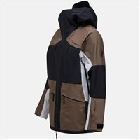 Peak Performance Men's Vertical GORE-TEX Pro 3L Shell Jacket - Offblack / Terrain Tan