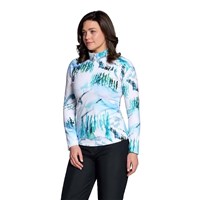 Obermeyer Women's Oly Baselayer Zip Top - Silver Queen