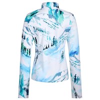 Obermeyer Women's Oly Baselayer Zip Top - Silver Queen